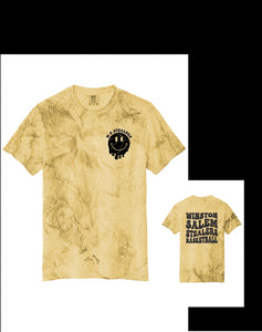 Comfort colors gold tie dye Tshirt