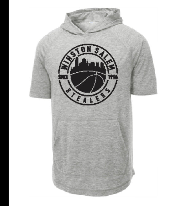 Short sleeved drifit hoodie GREY