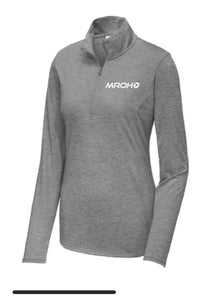 Grey thin quarter zip woman’s