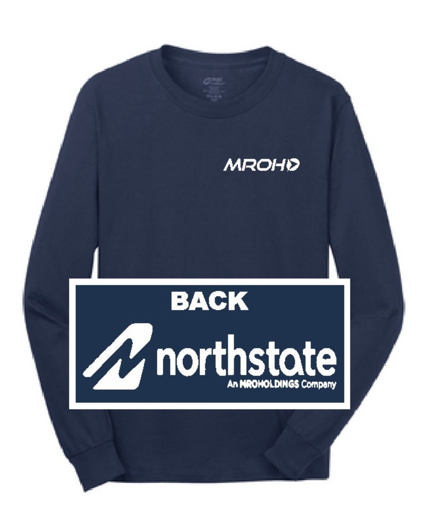 Navy unisex long sleeve