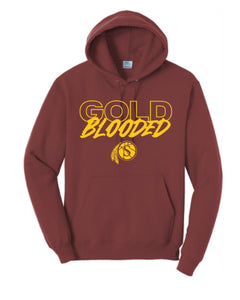 Maroon cotton hoodie