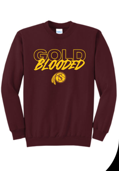 Maroon sweatshirt cotton