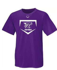 Purple evoshield tech Tshirt