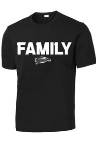 Black drifit Tshirt