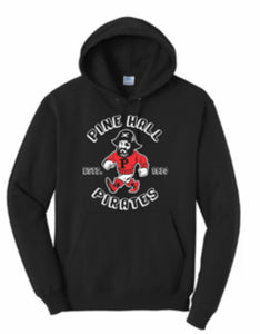 Black cotton hoodie