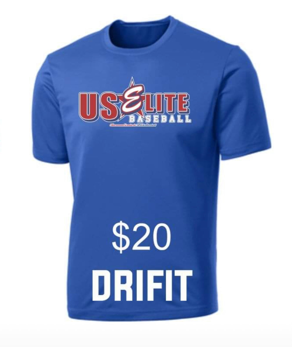 Blue drifit short sleeve