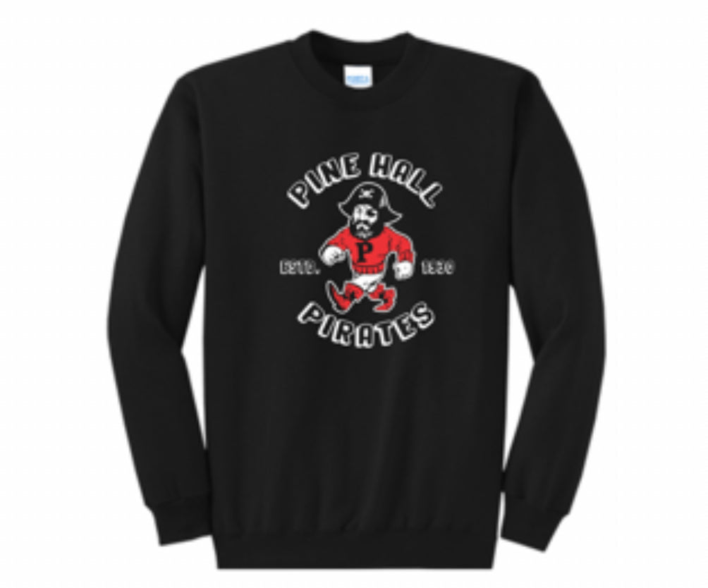 Black sweatshirt crew neck