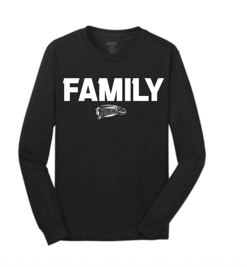 Black long sleeve family